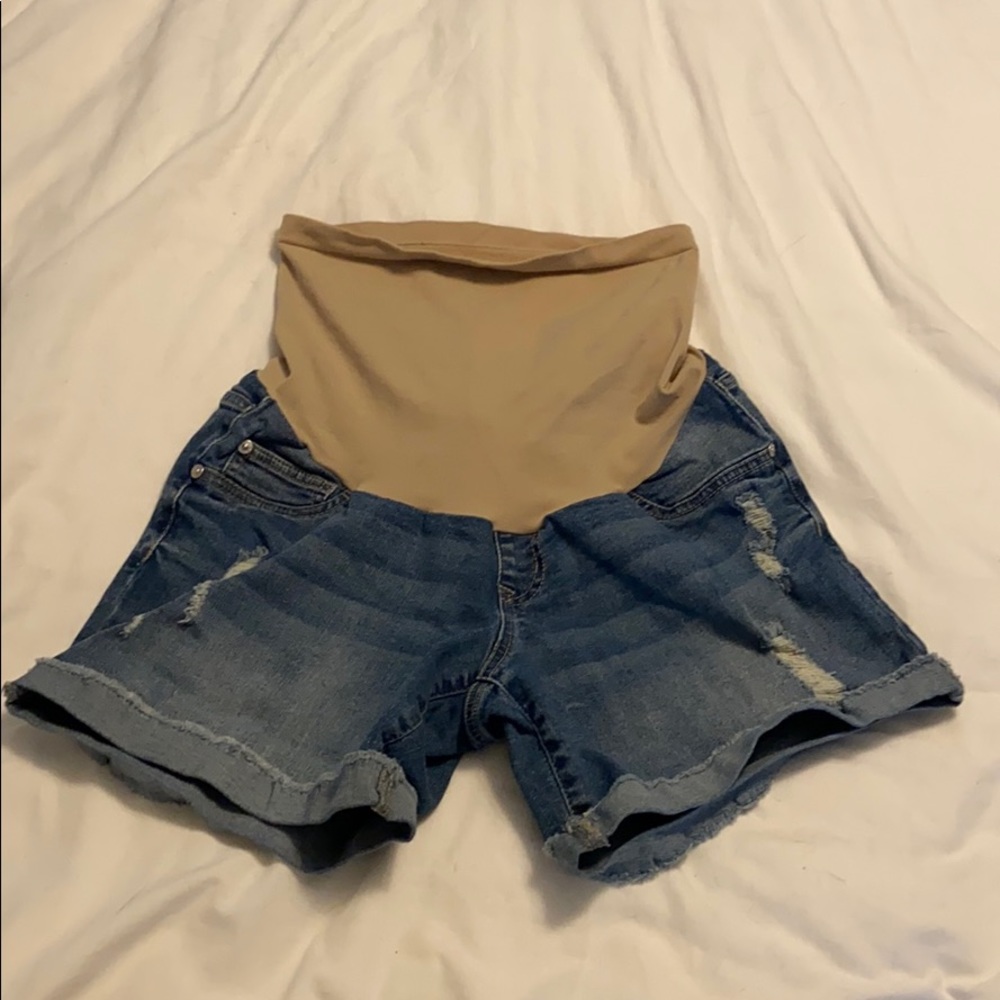 Maternity Jean Shorts